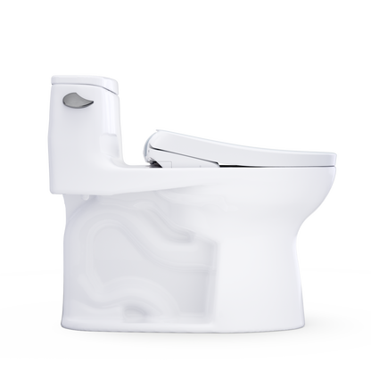 TOTO Ultramax WASHLET+ S7A One-Piece Elongated 1.28 GPF Universal Height Toilet MW6184736CEFG#01
