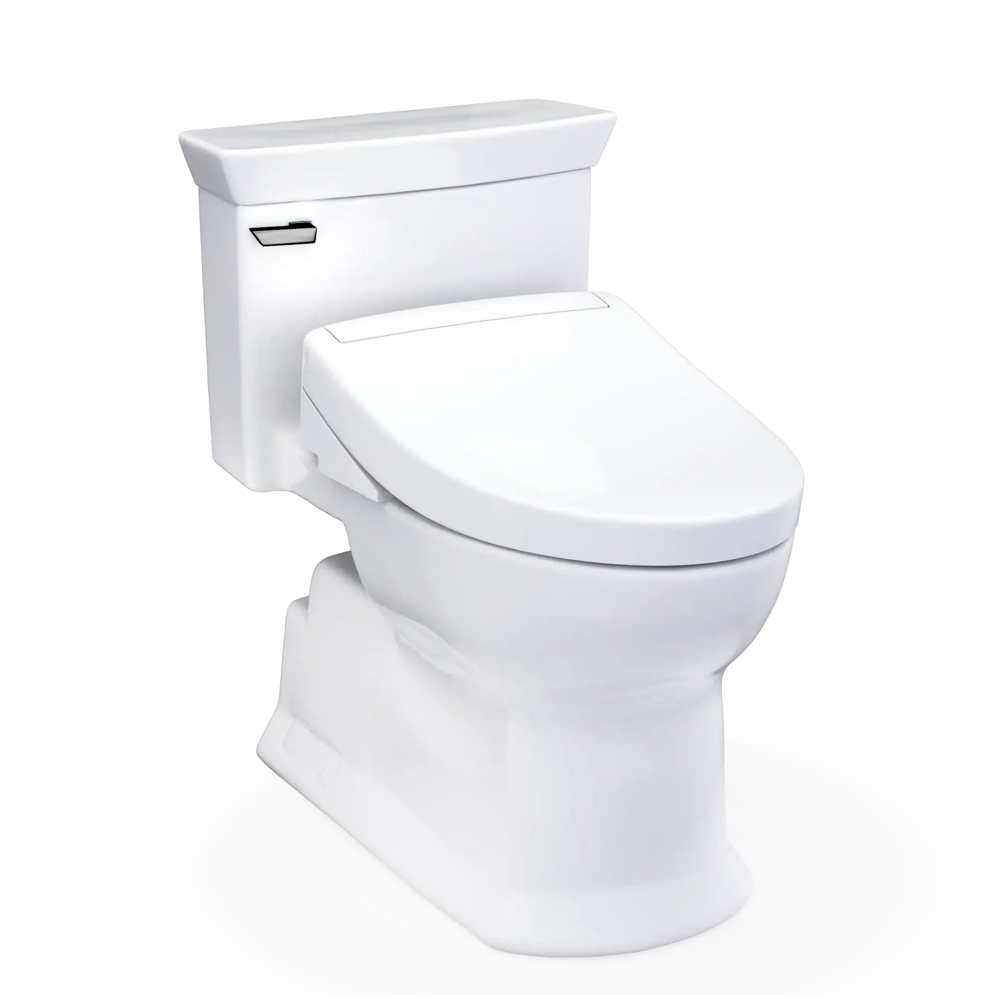 TOTO Soirée 1.28 GPF Universal Height Toilet with S5 Bidet Seat MW9643446CEFG#01