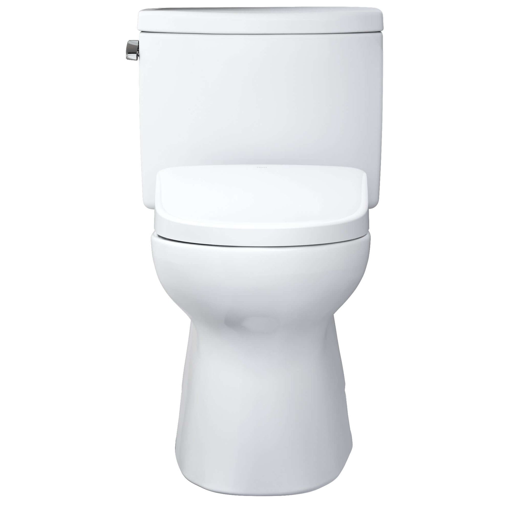 TOTO WASHLET+ Vespin II Two-Piece Elongated 1.28 GPF Toilet and WASHLET+ S7 Contemporary Bidet Seat, Cotton White - MW4744726CEFG#01