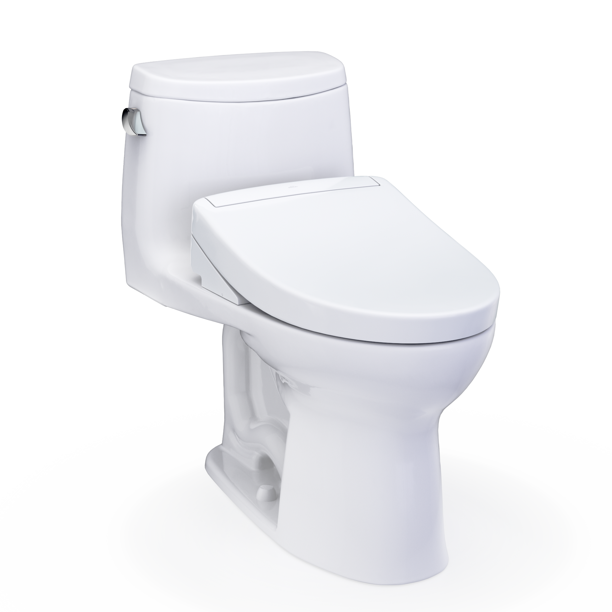 TOTO UltraMax II One-Piece 1.28 GPF Universal Height Toilet and S5 Bidet Seat MW6043446CEFG#01