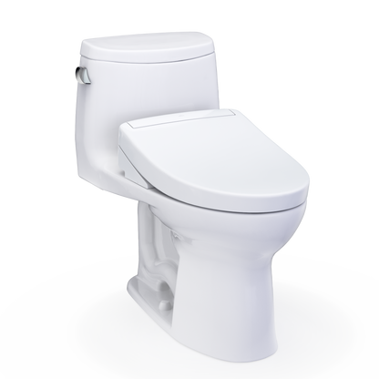TOTO UltraMax II One-Piece 1.28 GPF Universal Height Toilet and S5 Bidet Seat MW6043446CEFG#01
