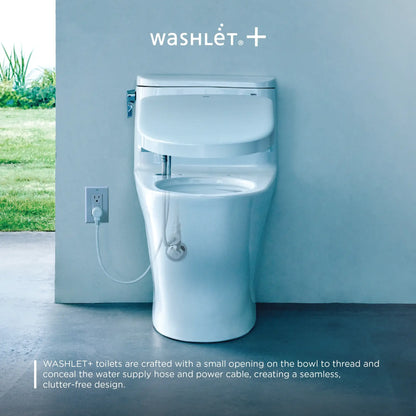 TOTO Ultramax WASHLET+ S7A 1.6 GPF Universal Height Toilet MW6084736CSFG#01