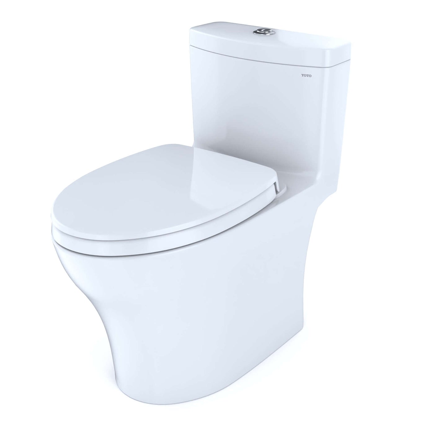 TOTO WASHLET+ Aquia  IV One-Piece Elongated Dual Flush 1.28 and 0.9 GPF Universal Height - MS646124CEMFN#01