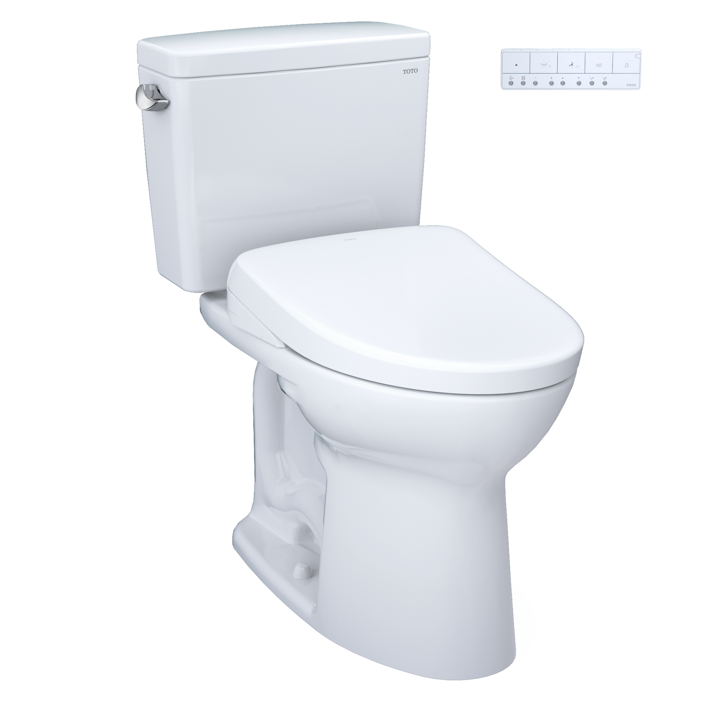 TOTO Drake 1.6 GPF with S7A Contemporary Bidet Seat | MW7764736CSFG.10