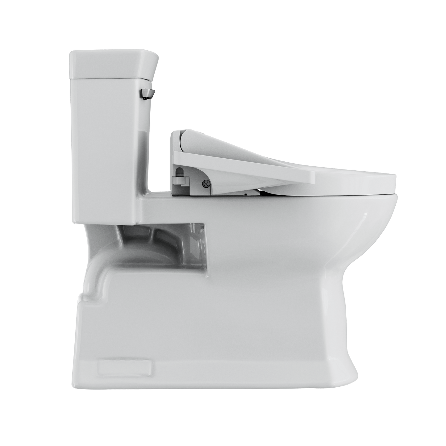 TOTO Eco Soirée 1.28 GPF Universal Height Toilet with C2 Bidet Seat MW9643074CEFG#01