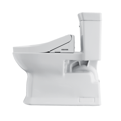 TOTO Eco Soirée 1.28 GPF Universal Height Toilet with C2 Bidet Seat MW9643074CEFG#01