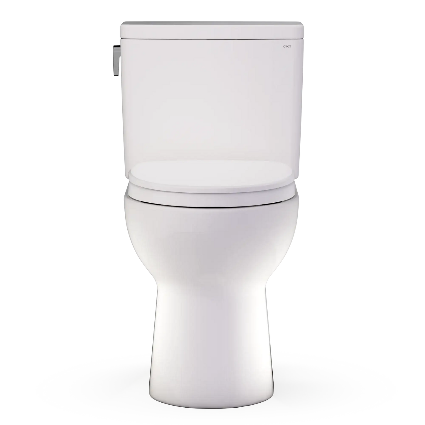 TOTO Glaston Two-Piece Elongated 1.28 GPF WASHLET+ Ready Universal Height Toilet with CEFIONTECT MS472124CEFG#12