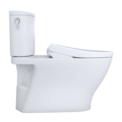 TOTO WASHLET+ Nexus Two-Piece Elongated 1.28 GPF Toilet with S7 Contemporary Bidet Seat, Cotton White - MW4424726CEFG#01