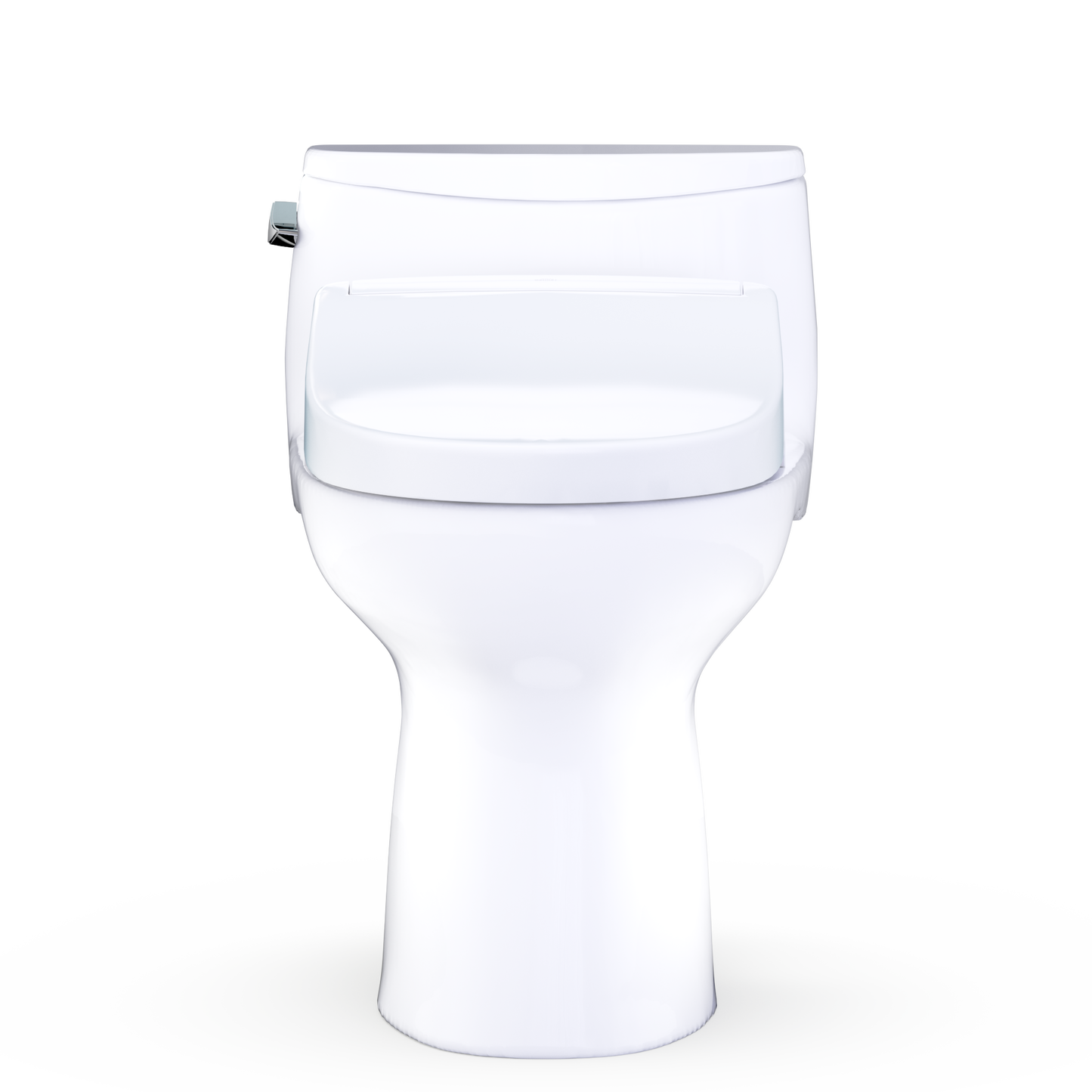 TOTO Ultramax WASHLET+ S5 One-Piece Elongated 1.28 GPF Universal Height Toilet MW6183446CEFG#01