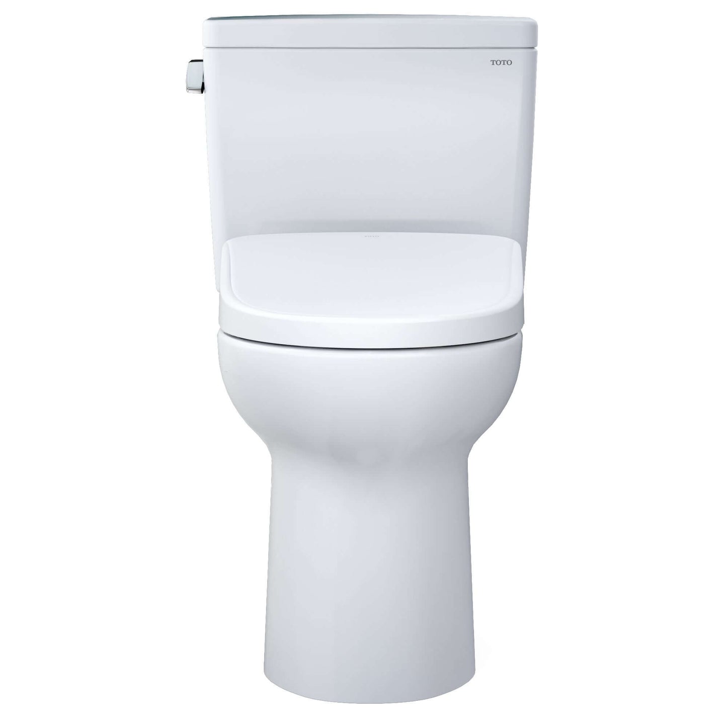 TOTO WASHLET+ Drake Two-Piece Elongated 1.28 GPF Universal Height Toilet with S7A Contemporary Bidet Seat - MW7764736CEFG#01