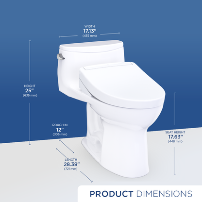 TOTO Ultramax MW6183446CEFG#01 Dimensions