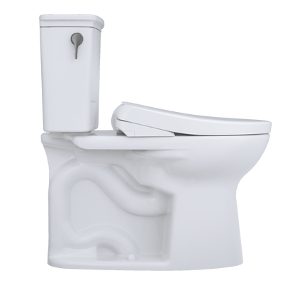 TOTO Drake Transitional Two-Piece 1.28 GPF Standard Height Toilet with S7 Contemporary Bidet Seat MW7864726CEG#01