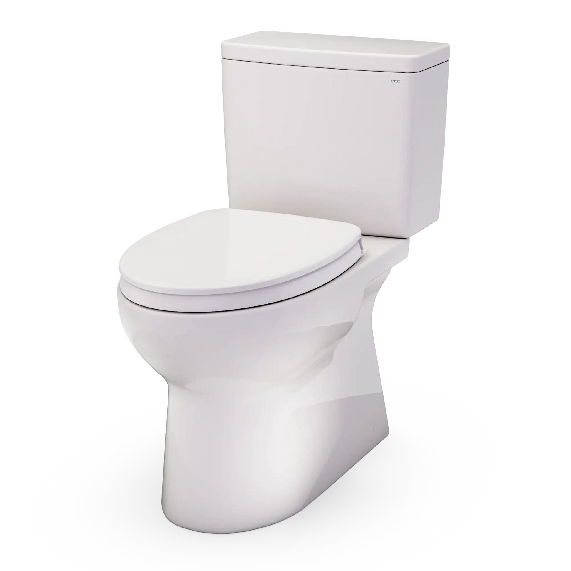 TOTO Glaston Two-Piece Elongated 1.0 GPF WASHLET+ Ready Universal Height Toilet with CEFIONTECT MS472124CUFG#12