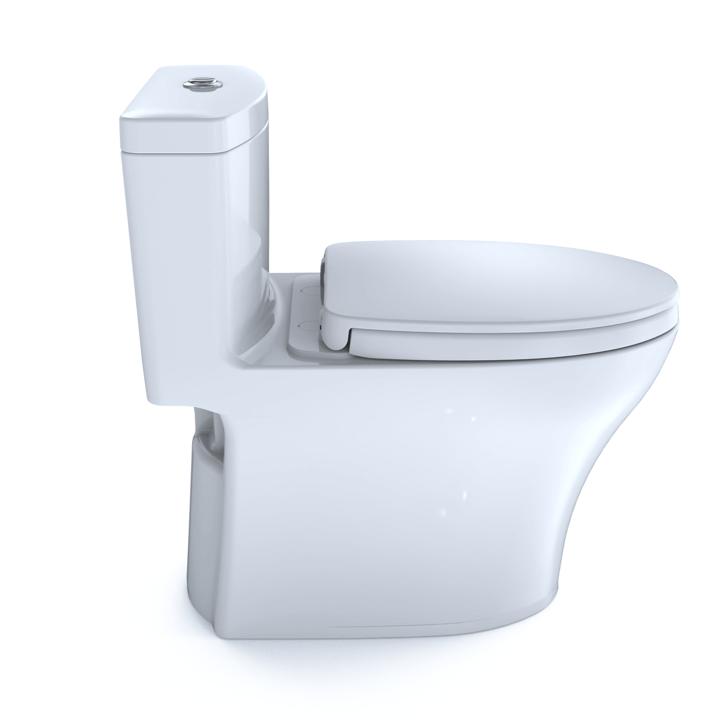 TOTO WASHLET+ Aquia  IV One-Piece Elongated Dual Flush 1.28 and 0.9 GPF Universal Height - MS646124CEMFN#01