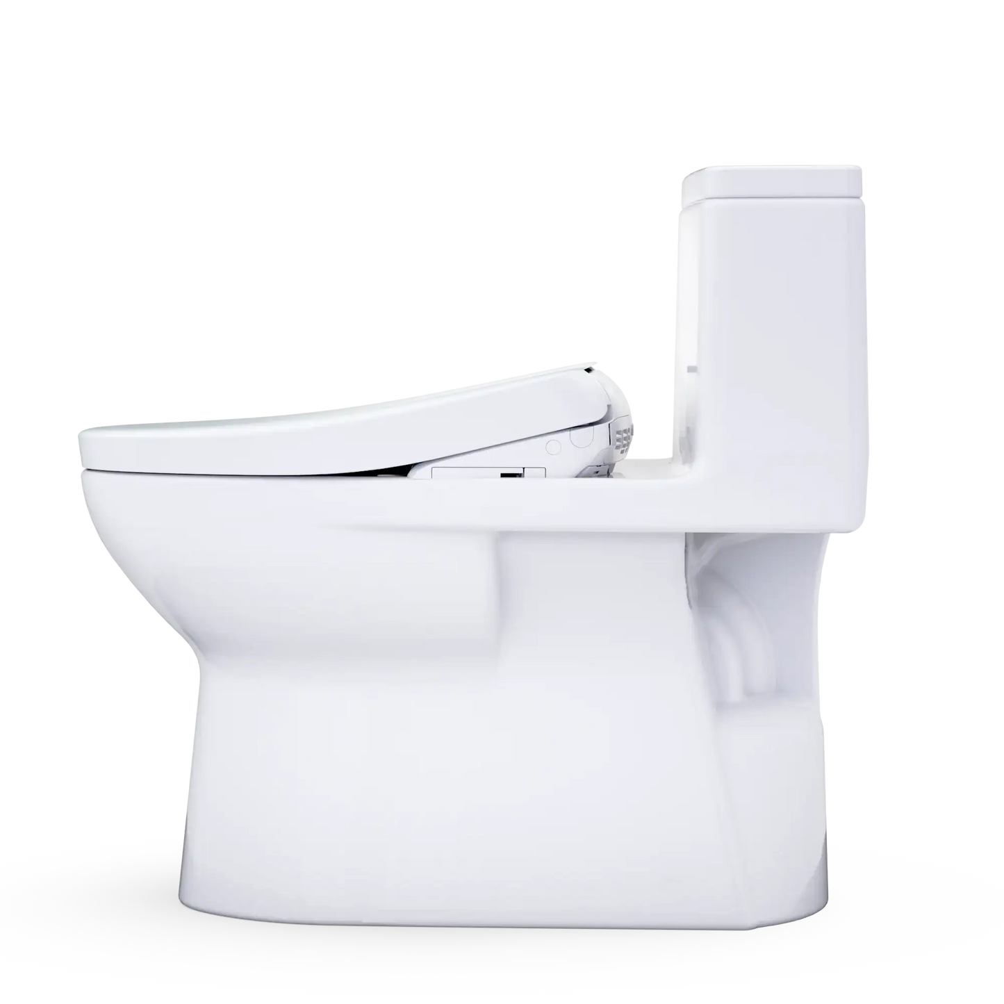 TOTO Redington WASHLET+ S7 One-Piece Elongated 1.28 GPF Universal Height Toilet MW6724726CEFG#01