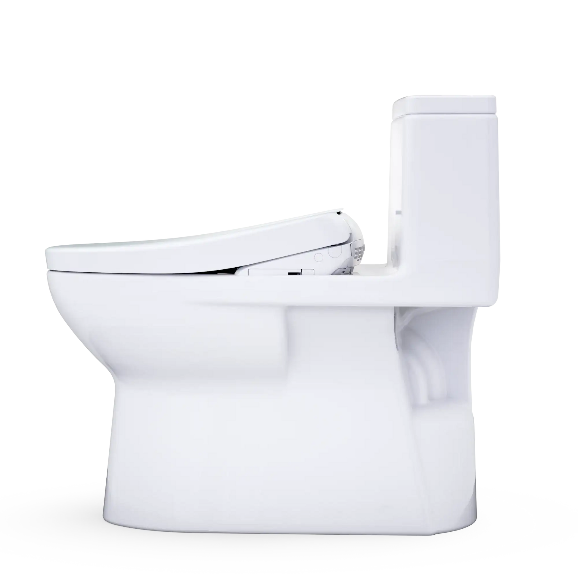 TOTO Redington WASHLET+ S7 One-Piece Elongated 1.28 GPF Universal Height Toilet MW6724726CEFG#01