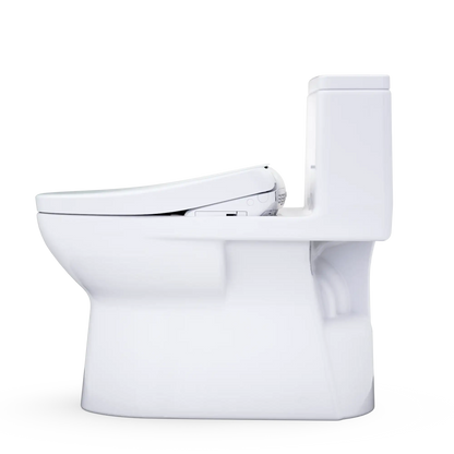 TOTO Redington 1G WASHLET+ S7A One-Piece Elongated 1.0 GPF Universal Height Toilet MW6724736CUFG#01