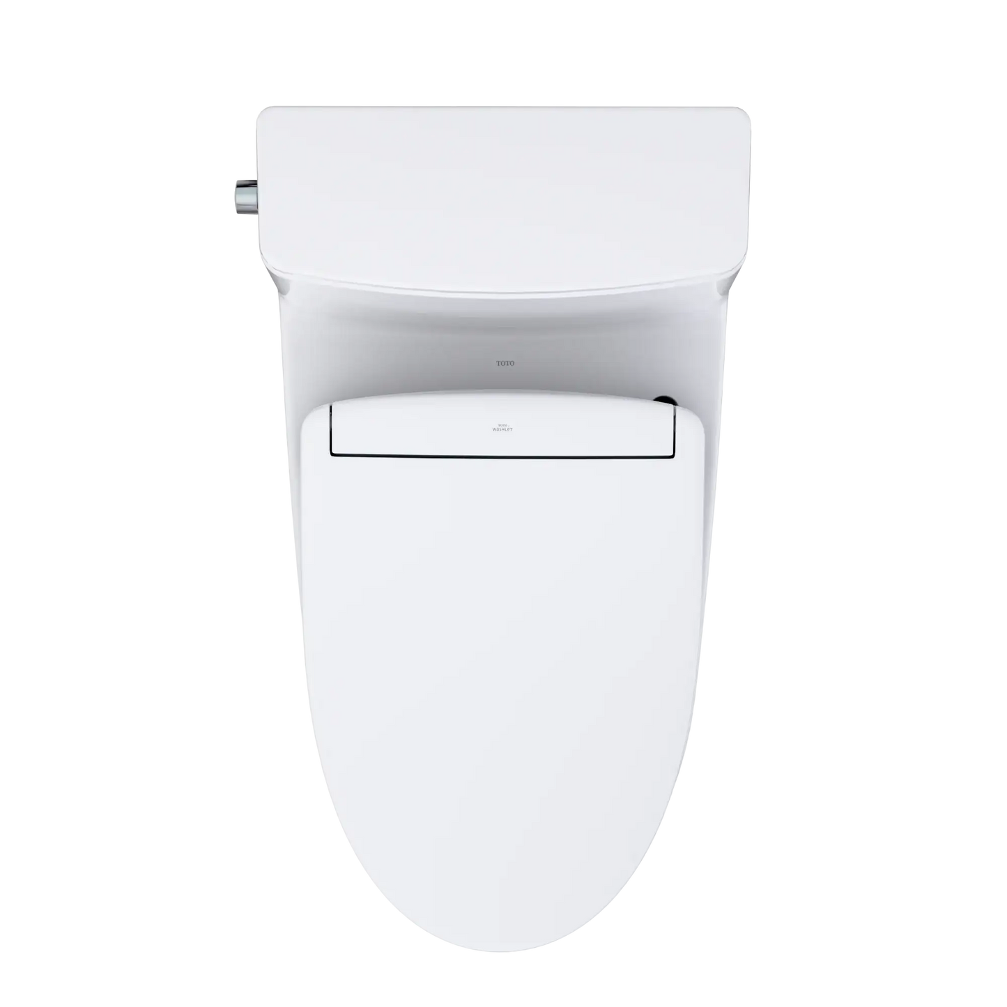 TOTO Redington WASHLET+ S5 One-Piece Elongated 1.28 GPF Universal Height Toilet MW6723446CEFG#01