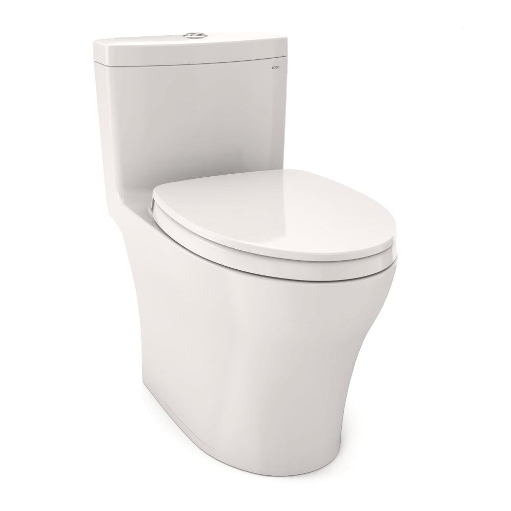 TOTO WASHLET+ Aquia  IV One-Piece Elongated Dual Flush 1.28 and 0.9 GPF Universal Height - MS646124CEMFN#01