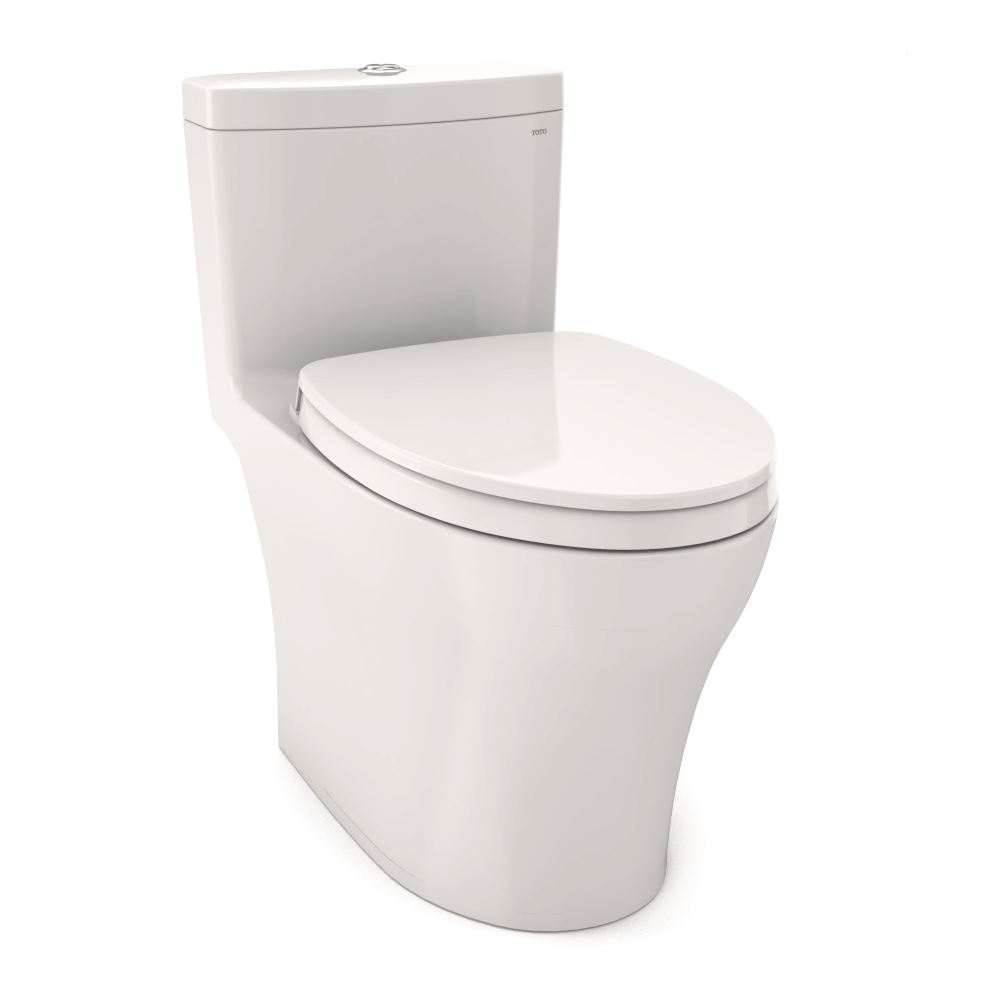 TOTO Aquia  IV One-Piece Dual Flush 1.28 and 0.9 GPF Universal Height Toilet MS646124CEMFN#01