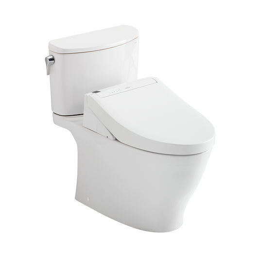 TOTO Nexus Two-Piece 1.28 GPF Universal Height Toilet with C5 Bidet Seat MW4423084CEFG#01