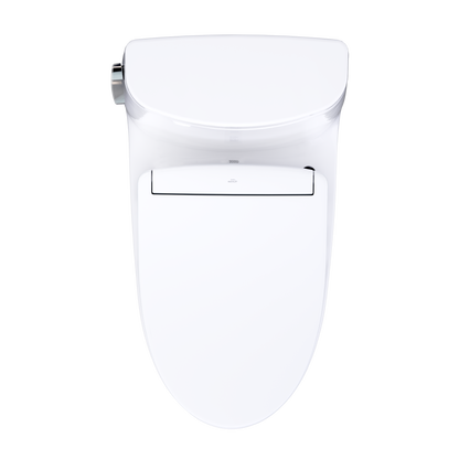 TOTO Ultramax WASHLET+ S5 One-Piece Elongated 1.28 GPF Universal Height Toilet with CEFIONTECT MW6083446CEFG#01