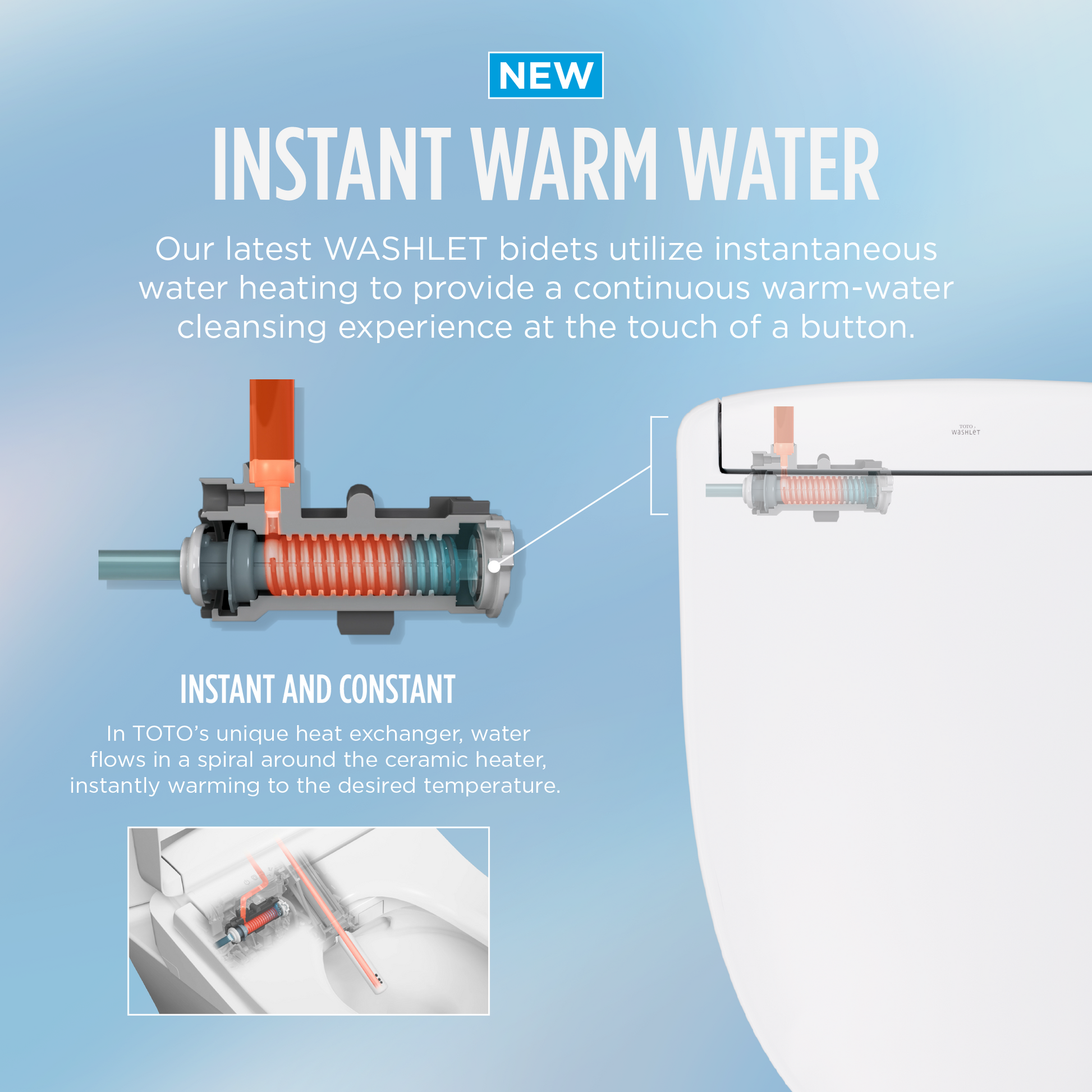 TOTO Aquia WASHLET+ S2 Two-Piece Dual Flush 1.28|0.9 GPF Universal Height Toilet with CEFIONTECT MW4483346CEMFGN#01