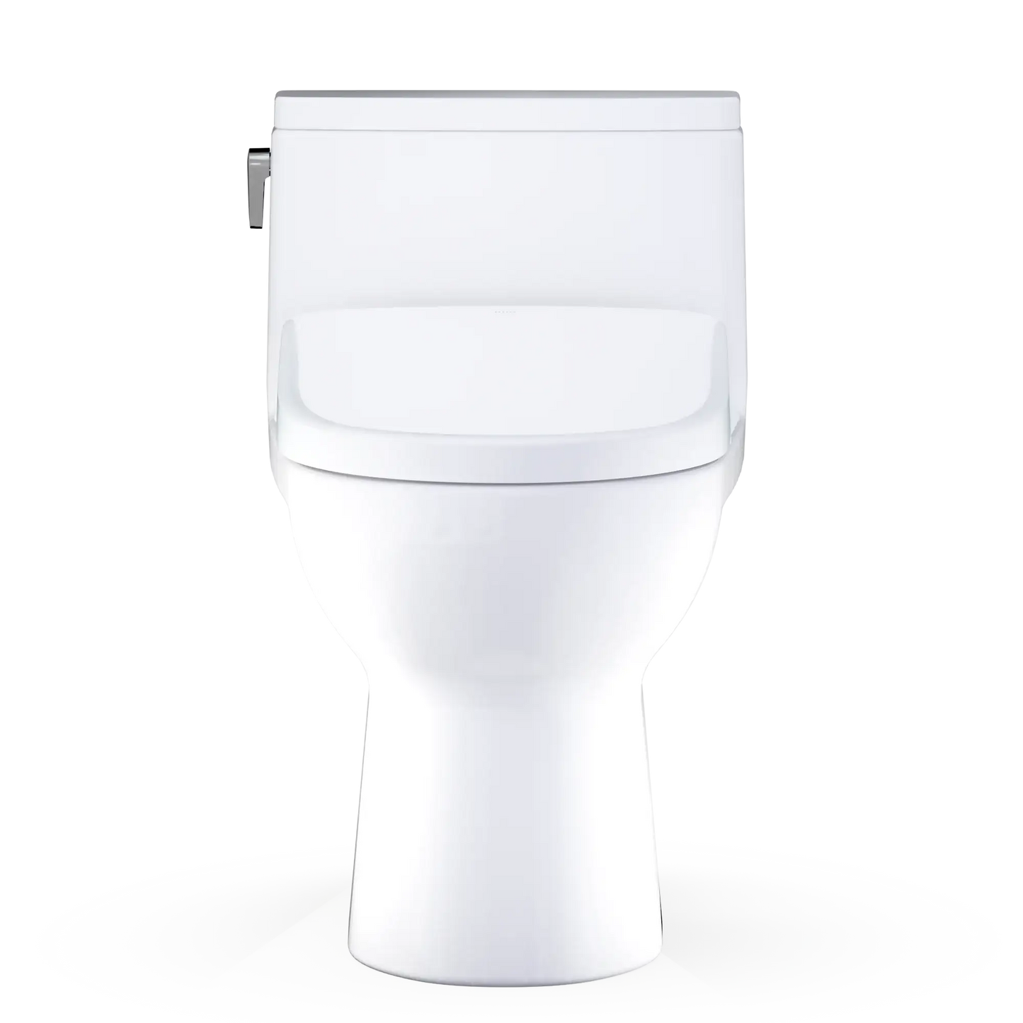 TOTO Redington WASHLET+ S7 One-Piece Elongated 1.28 GPF Universal Height Toilet MW6724726CEFG#01