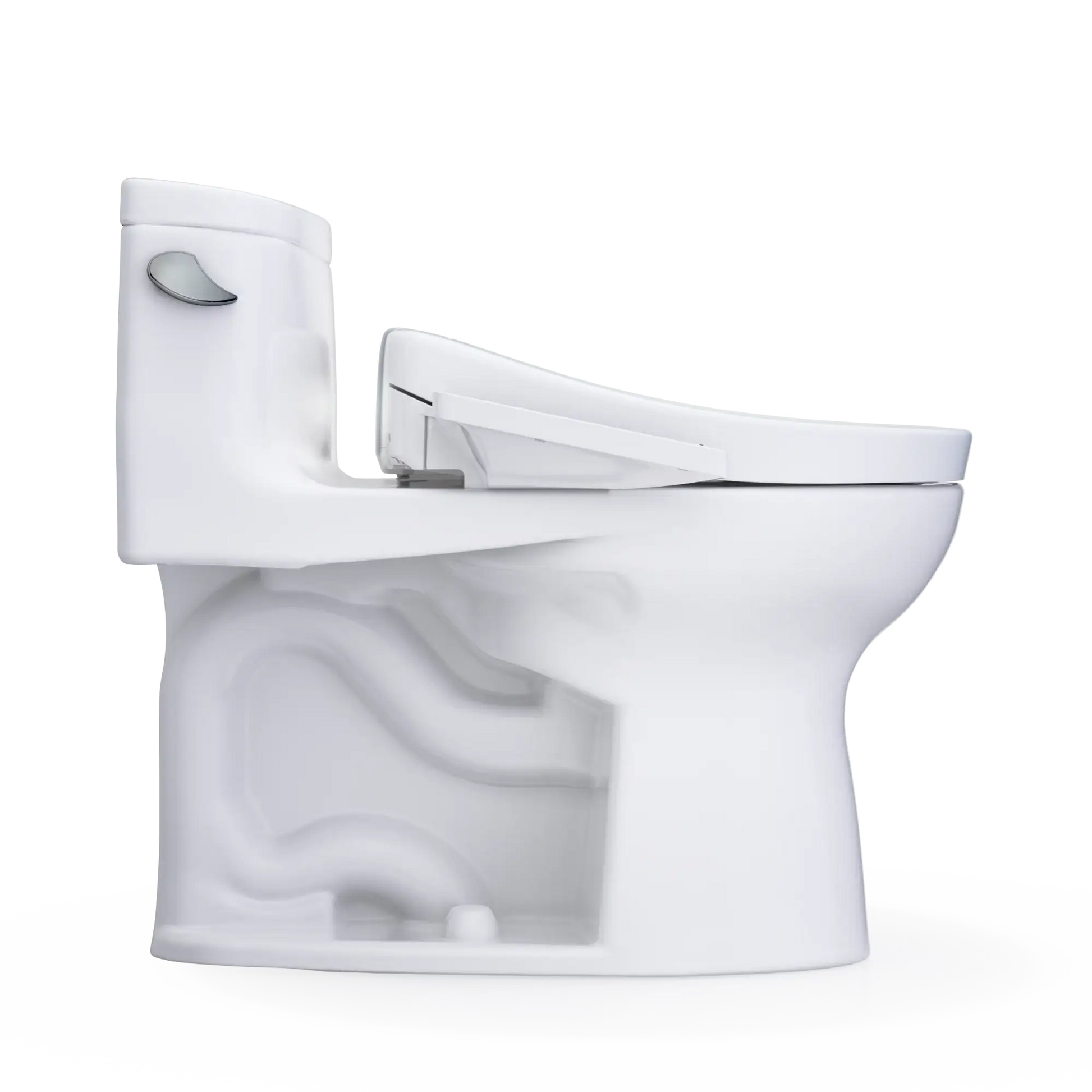 TOTO Supreme II One-Piece 1.28 GPF Universal Height Toilet and S2 Bidet Seat MW6343346CEFG#01