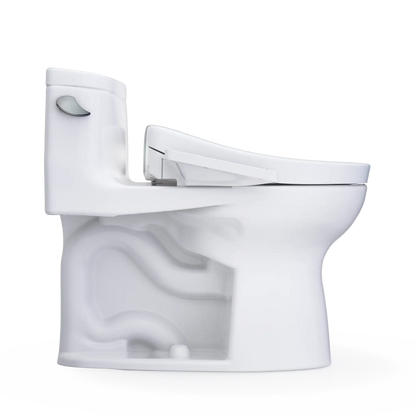TOTO Supreme II One-Piece 1.28 GPF Universal Height Toilet and S2 Bidet Seat MW6343346CEFG#01