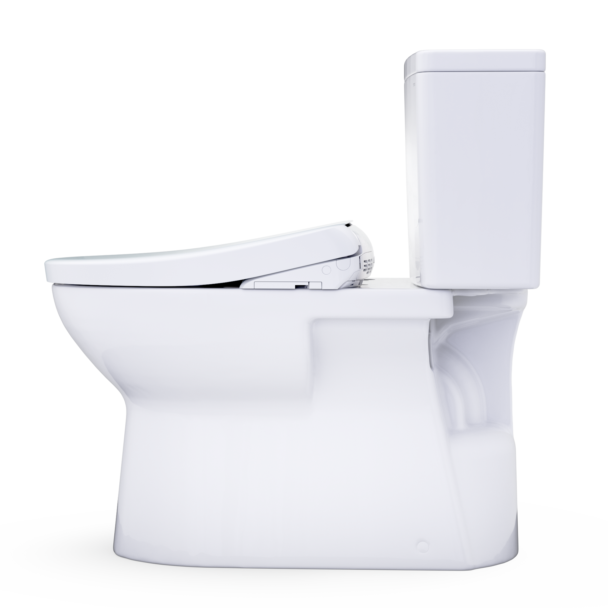 TOTO Glaston 1G WASHLET+ S7A Two-Piece Elongated 1.0 GPF Universal Height Toilet MW4724736CUFG#01