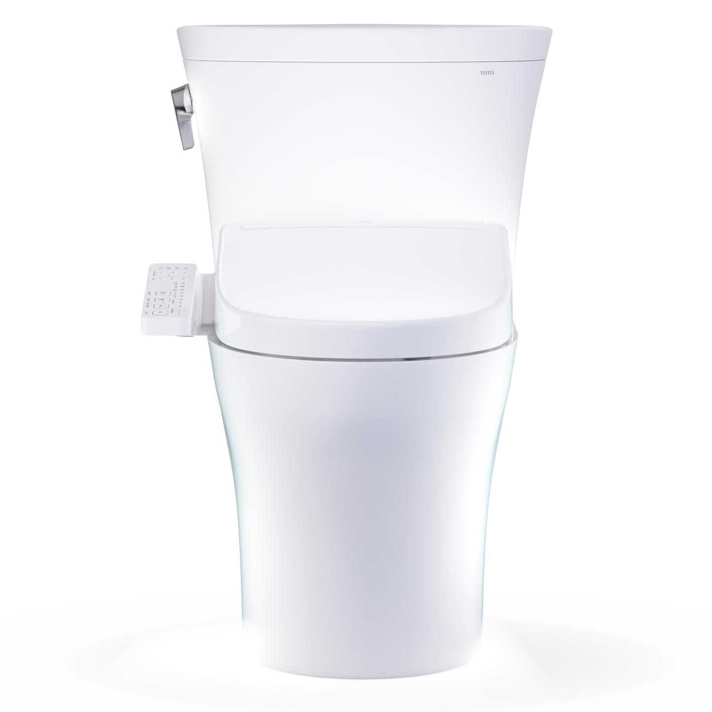 TOTO Aquia WASHLET+ S2 Two-Piece Dual Flush 1.28|0.9 GPF Universal Height Toilet with CEFIONTECT MW4483346CEMFGN#01