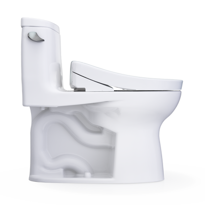 TOTO UltraMax II One-Piece 1.28 GPF Universal Height Toilet and S5 Bidet Seat MW6043446CEFG#01