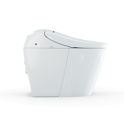 TOTO G5A 1.2 or 1.0 GPF Smart Toilet with Integrated Bidet Seat MS7631CEMFG#01 side view