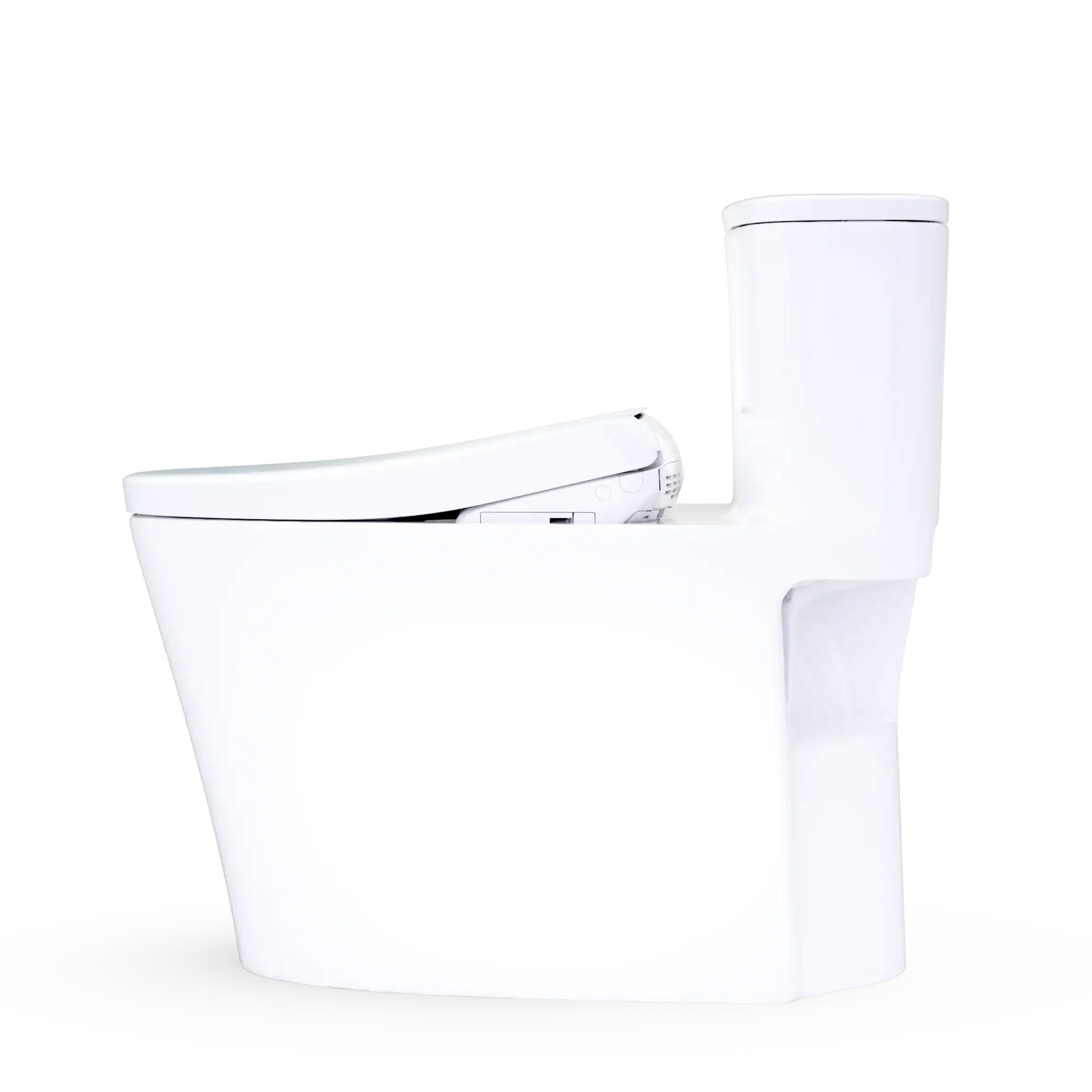 TOTO Aurora WASHLET+ S7A One-Piece Elongated 1.28 GPF Universal Height Toilet MW6864736CEFG#01