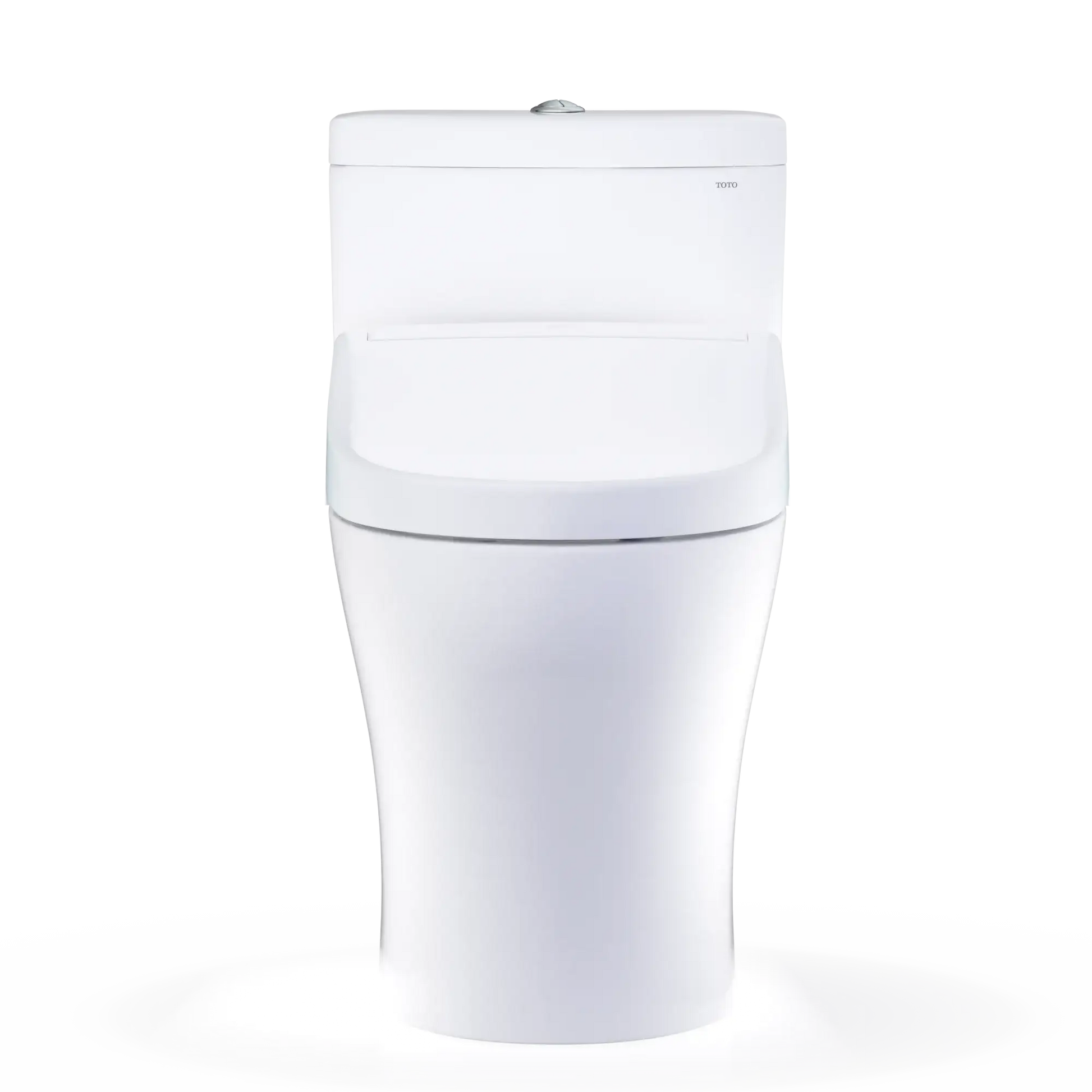 TOTO Aquia IV One-Piece Dual Flush 1.28 and 0.9 GPF Universal Height Toilet and S5 Bidet Seat MW6463446CEMFGN#01