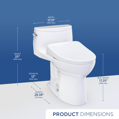 TOTO Ultramax MW6184736CEFG#01 Dimensions