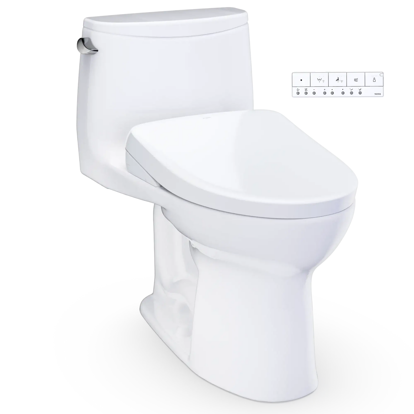 TOTO Ultramax WASHLET+ S7A 1.6 GPF Universal Height Toilet MW6084736CSFG#01