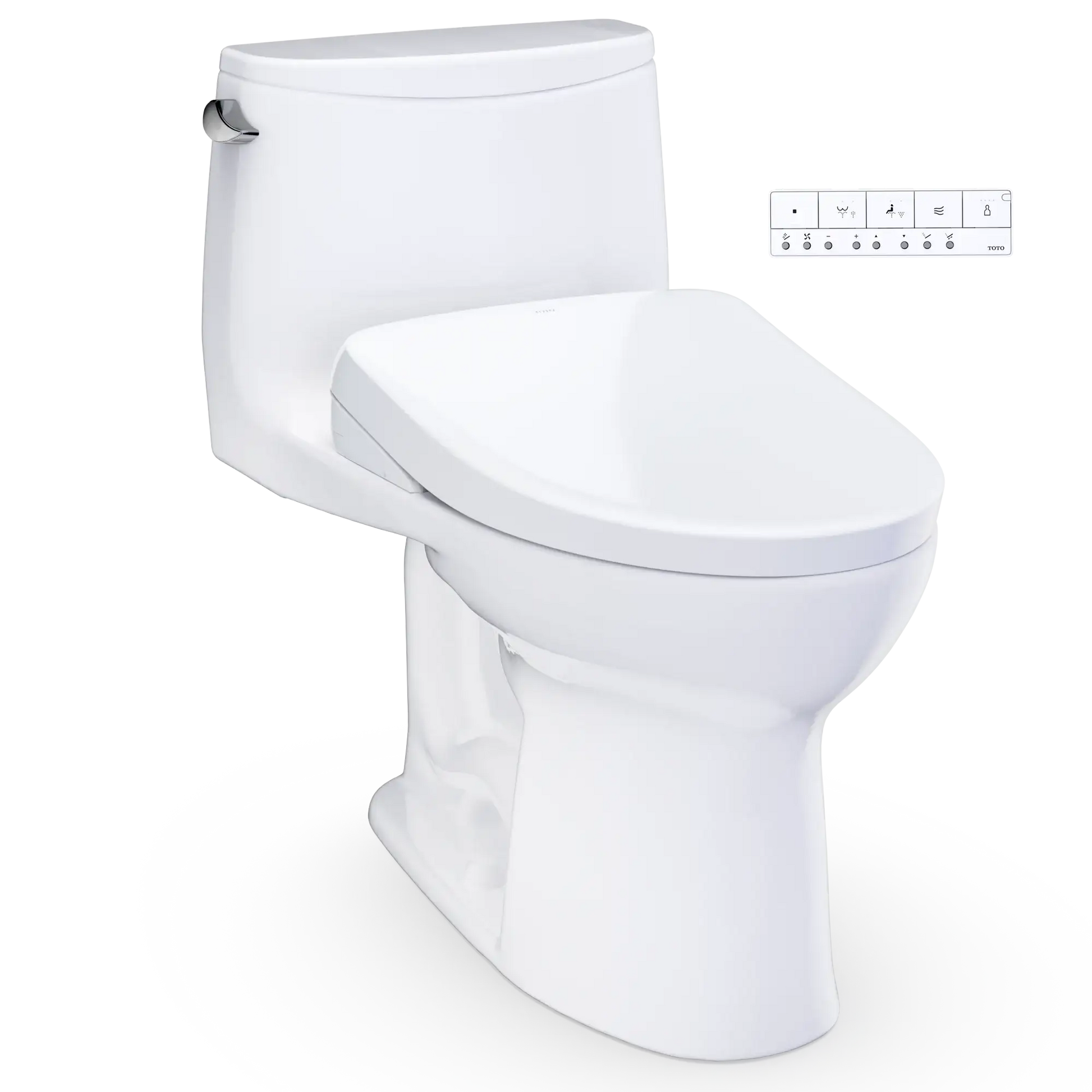 TOTO Ultramax WASHLET+ S7A 1.6 GPF Universal Height Toilet MW6084736CSFG#01