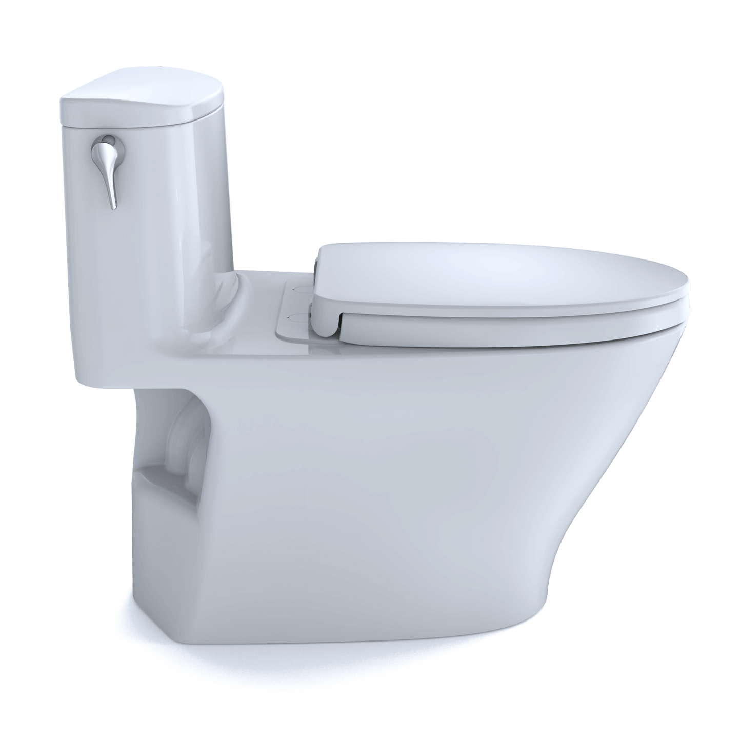 TOTO Nexus 1G One-Piece 1.0 GPF Universal Height Toilet with SS124 SoftClose Seat, WASHLET+ Ready MS642124CUFG