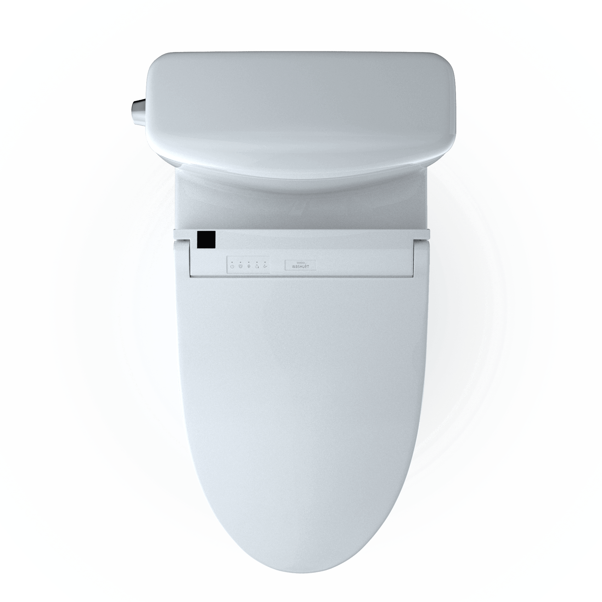 TOTO WASHLET+ Aquia IV Cube Universal Height Two-Piece Dual Flush 1.28 and 0.9 GPF Toilet with C5 Bidet Seat - MW4363084CEMFGN#01