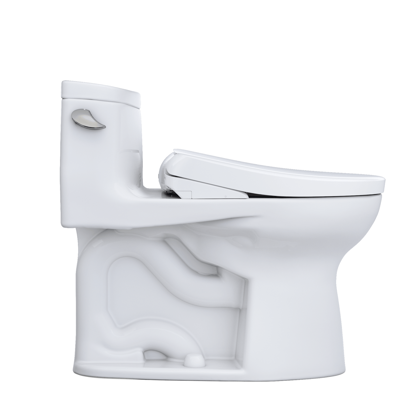 TOTO Supreme II One-Piece 1.28 GPF Universal Height Toilet and S7A Bidet Seat MW6344736CEFG#01