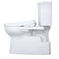 TOTO WASHLET+ Vespin II 1G Two-Piece Elongated 1.0 GPF Toilet and WASHLET+ S7 Contemporary Bidet Seat, Cotton White - MW4744726CUFG#01