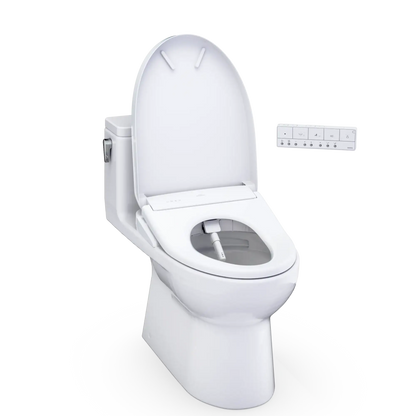 TOTO Redington 1G WASHLET+ S7A One-Piece Elongated 1.0 GPF Universal Height Toilet MW6724736CUFG#01