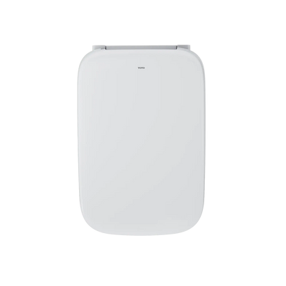 Top-down view of the TOTO NEOREST WX2 integrated bidet toilet with the lid closed