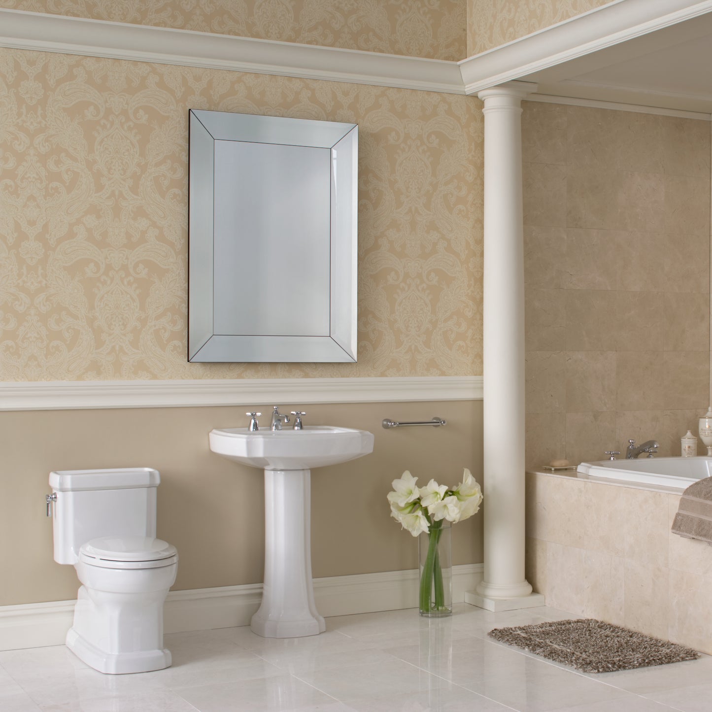 TOTO Guinevere One-Piece Elongated 1.28 GPF WASHLET+ Ready Universal Height Toilet with CEFIONTECT MS974224CEFG#12