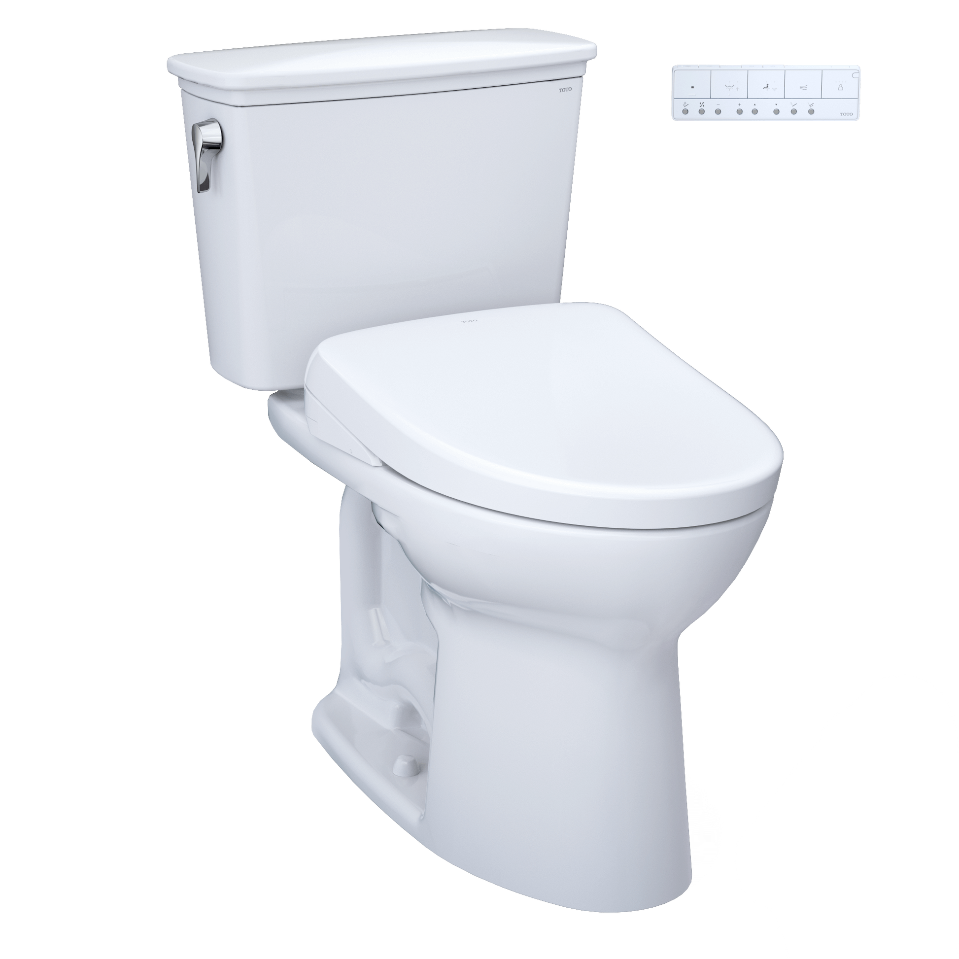 TOTO Drake Transitional 1.28 GPF ADA S7 Contemporary Bidet Seat MW7864726CEFG#01