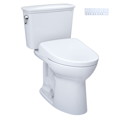 TOTO Drake Transitional 1.28 GPF ADA S7A Contemporary Bidet Seat MW7864736CEFG#01