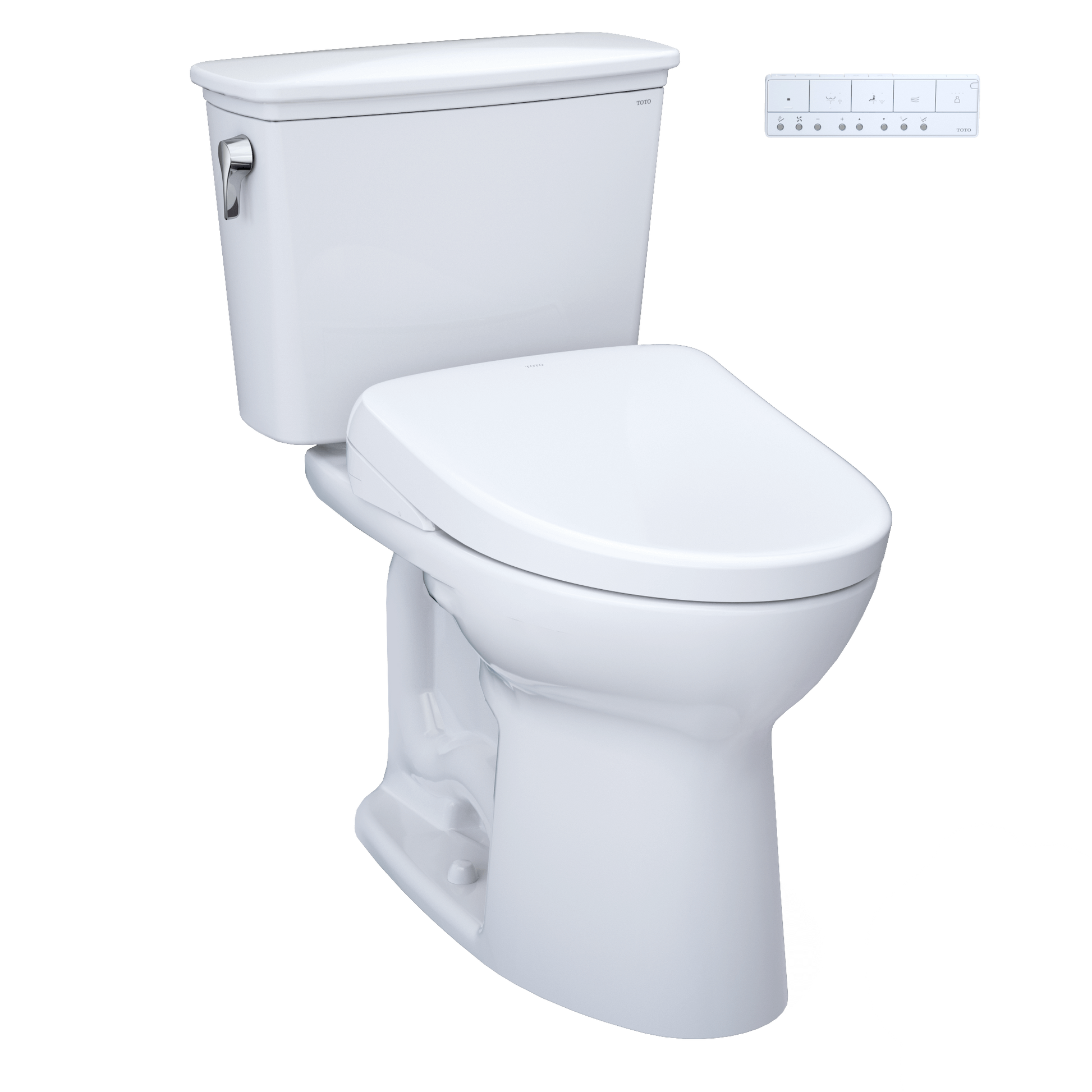 TOTO Drake Transitional 1.28 GPF ADA Height S7A Contemporary Bidet Seat MW7864736CEFG.10