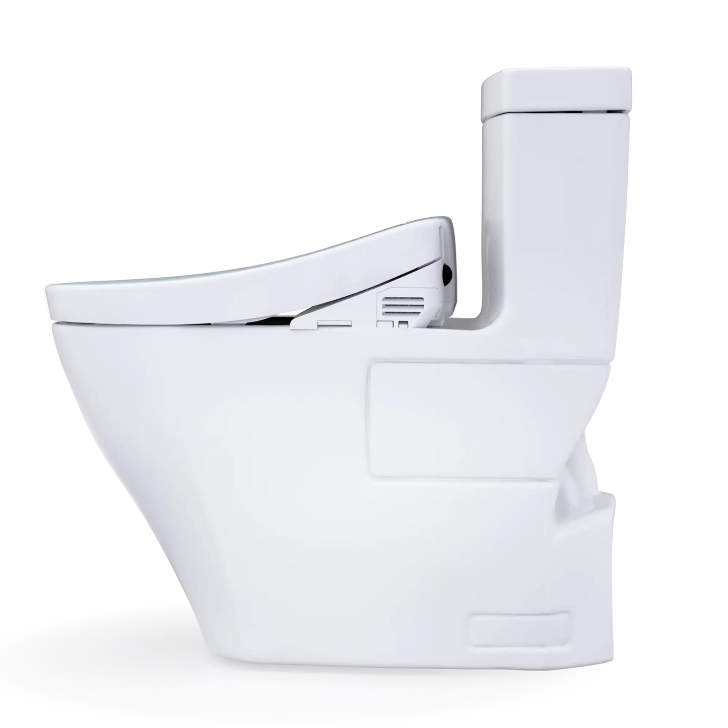 TOTO Aimes One-Piece 1.28 GPF Universal Height Toilet with S5 Bidet Seat MW6263446CEFG#01